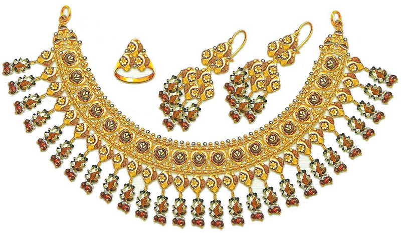 Illustration for article titled India
Typical jewellery
